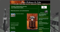 Desktop Screenshot of kallensee-restaurierung.de